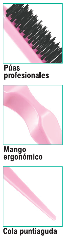 Cepillo profesional de fibras naturales