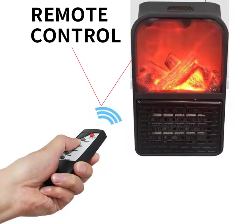 Calefactor Eléctrico Portátil Enchufable 1000W 110-220V