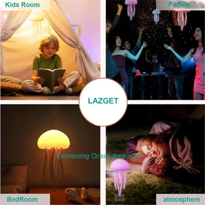 Lámpara Flotante de Medusa – Iluminación LED RGB
